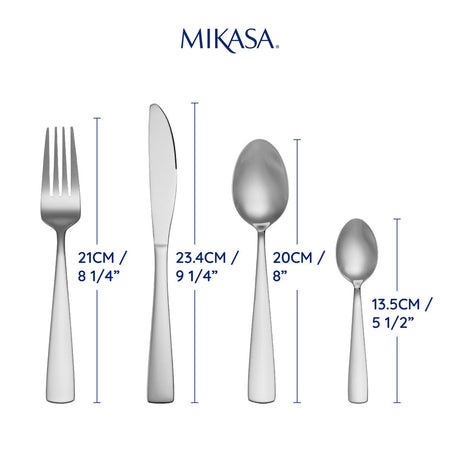 Mikasa Harlington 24-Piece Stainless Steel Cutlery Set - Home Deco London