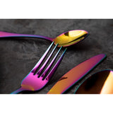 Mikasa Iridescent Cutlery Set - 16-Piece Stainless Steel - Home Deco London