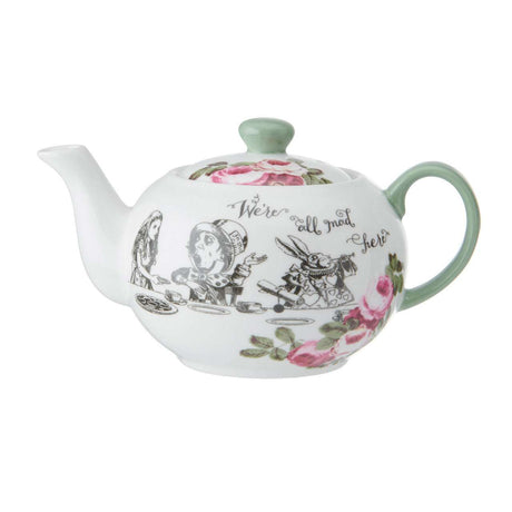 Mikasa V&A Alice In Wonderland Mini Bone China Teapot 400ml - Home Deco London
