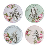 Mikasa V&A Alice In Wonderland Bone China Side Plates Set of 4 - Home Deco London