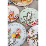 Mikasa V&A Alice In Wonderland Bone China Side Plates Set of 4 - Home Deco London