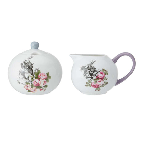 Mikasa V&A Alice In Wonderland Creamer Set Bone China - Home Deco London