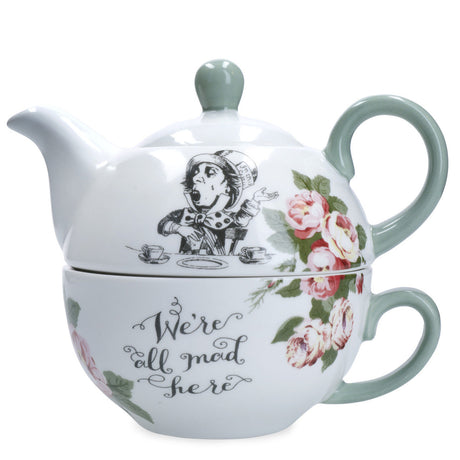 Mikasa V&A Alice In Wonderland Tea For One Set Bone China - Home Deco London