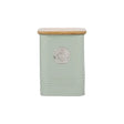 Stylish Mint Tea Canister 1.3L from Typhoon Living featuring a Squircle design, bamboo lid, and airtight seal, perfect for keeping your tea fresh.