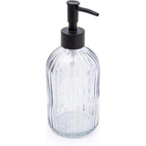 Transparent 3-Piece Glass Bathroom Accessory Set - Home Deco London