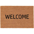 Natural Coir Door Mat 60x40cm - Welcome Mat - Home Deco London