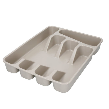 Natural Elements Recycled Plastic Cutlery Tray with 5 Compartments - Home Deco London