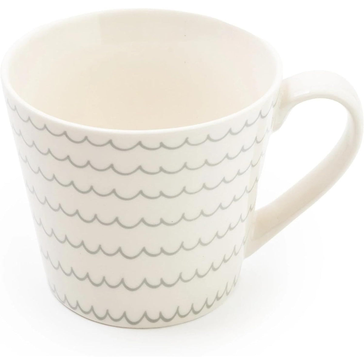 Nautical Collection 370ml Mug Wavy Lines - Home Deco London