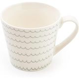 Nautical Collection 370ml Mug Wavy Lines - Home Deco London
