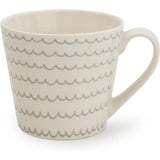 Nautical Collection 370ml Mug Wavy Lines - Home Deco London