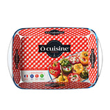 O'Cuisine 40x27cm Borosilicate Glass Roaster - 4.5L - Home Deco London