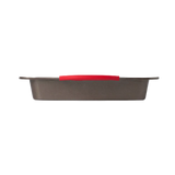 Pyrex asimetriA Rectangular metal oven dish with slicone handle 30x24