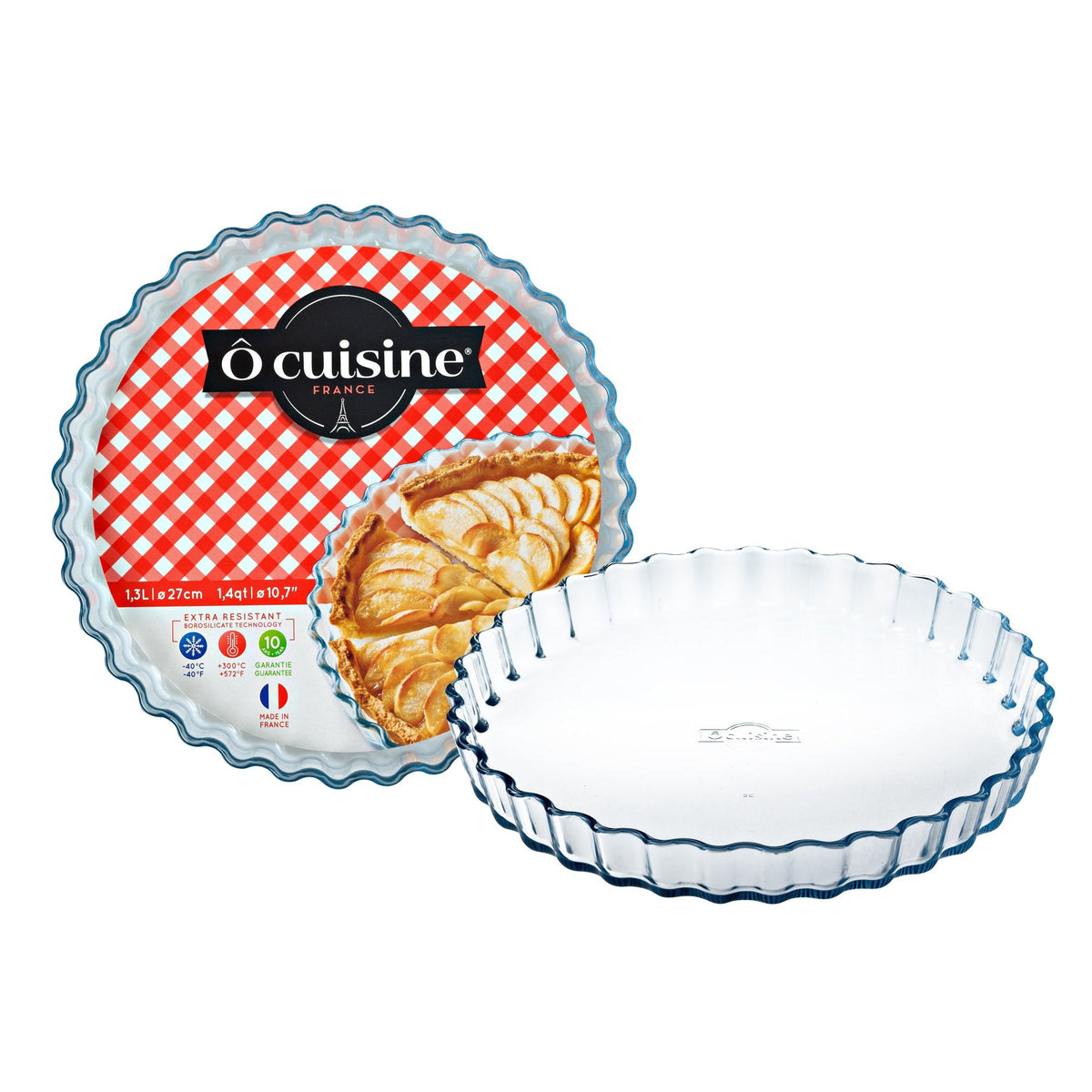 Ôcuisine® Fluted Flan Dishes Pack of 2 - Home Deco London