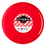 Ôcuisine® 2LT Glass Mixing Bowl With Red Lid - Home Deco London