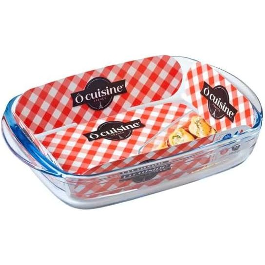 Ôcuisine® Medium Rectangular Glass Roasting Dish 2.6LT - Home Deco London