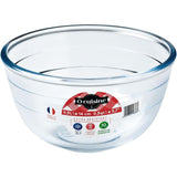 Ôcuisine® 3-Piece Glass Mixing Bowls Set (0.7, 1.1, 2.3L) - Home Deco London