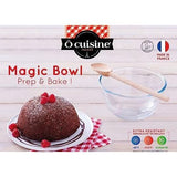 Ôcuisine® 3-Piece Glass Mixing Bowls Set (0.7, 1.1, 2.3L) - Home Deco London