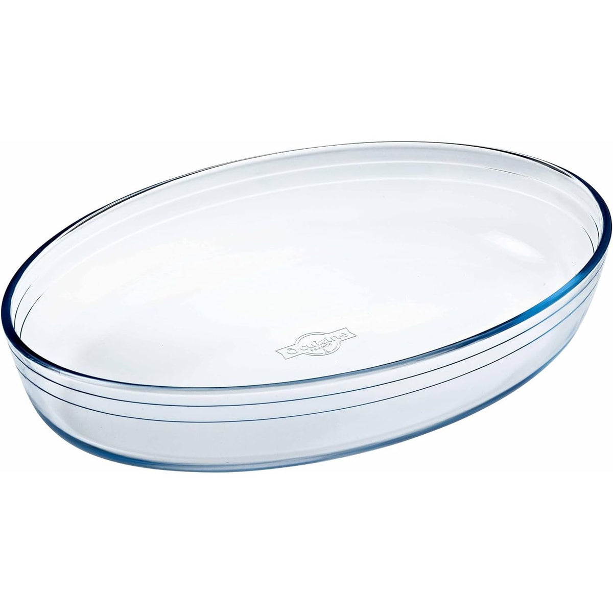 Ôcuisine Oval Glass Roasting Dish 35x24x6cm - Home Deco London