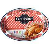 Ôcuisine Oval Glass Roasting Dish 35x24x6cm - Home Deco London
