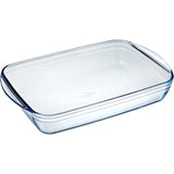 Ôcuisine® Set of 2 Medium Glass Roasting Dishes 2LT & 2.6LT - Home Deco London
