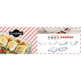 Ôcuisine® Borosilicate Glass Casserole Dish 6.7L – Stain-Resistant, Lightweight & Versatile Lid - Home Deco London