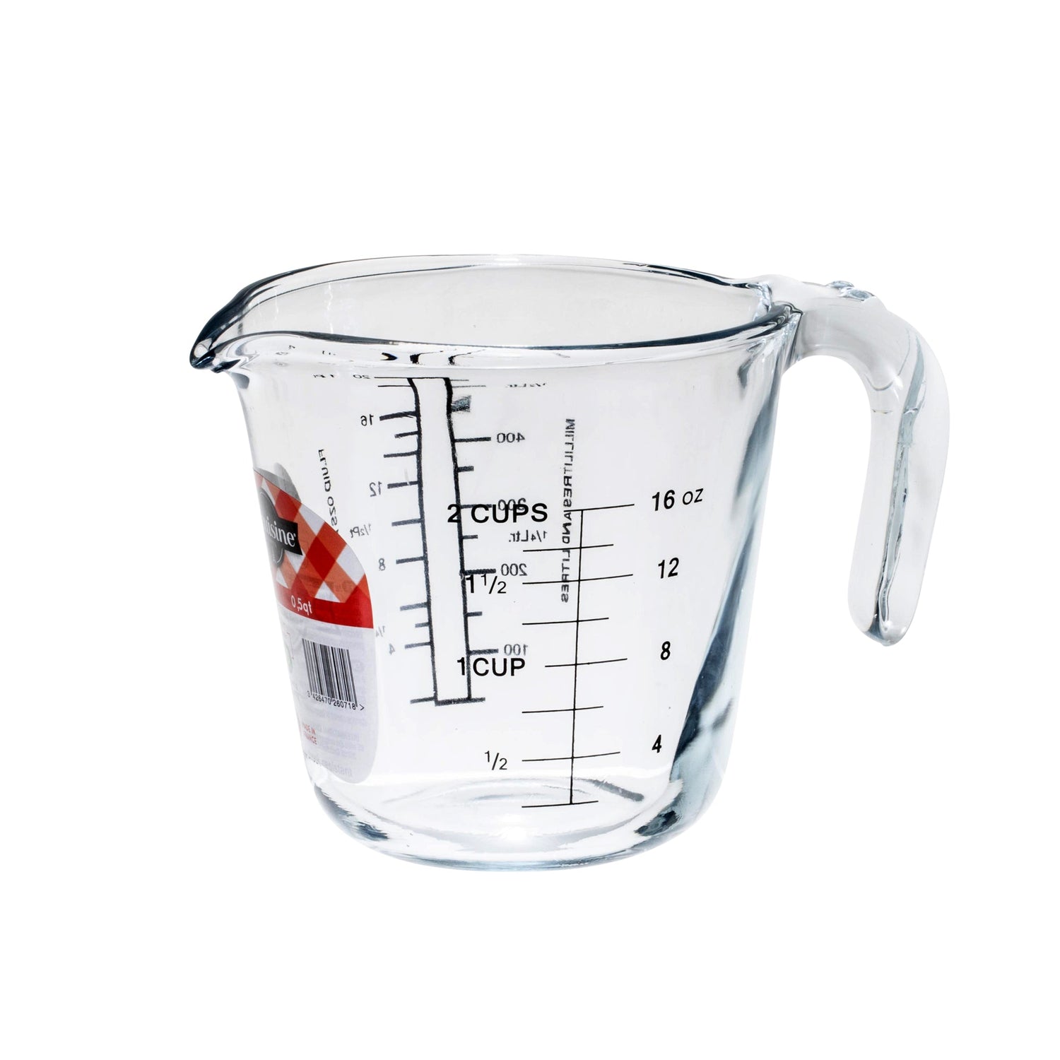 Ôcuisine® Set of 3 Glass Jugs 0.25L, 0.5L, 1L - Home Deco London