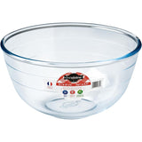 Ôcuisine Set of 3 Glass Mixing Bowls (1.1L, 2.3L, 3.1L) - Home Deco London