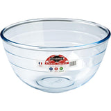 Ôcuisine Set of 3 Glass Mixing Bowls (1.1L, 2.3L, 3.1L) - Home Deco London