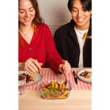 Ôcuisine® Square Roasting Dish Glass 25x22x7cm - Home Deco London