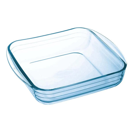 Ôcuisine® Square Roasting Dish Glass 25x22x7cm - Home Deco London