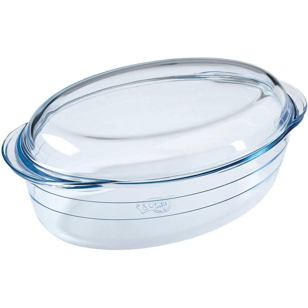 Ôcuisine® Large Casserole Set Oval and Rectangular (Oval 4.1LT & Rectangular 6.7LT) - Home Deco London