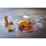 Ôcuisine® Large Casserole Set Oval and Rectangular (Oval 4.1LT & Rectangular 6.7LT) - Home Deco London