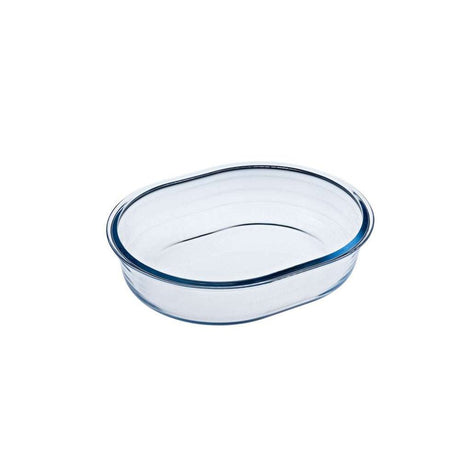Ôcuisine® Medium Glass Pie Dish 25x20x5cm - Home Deco London