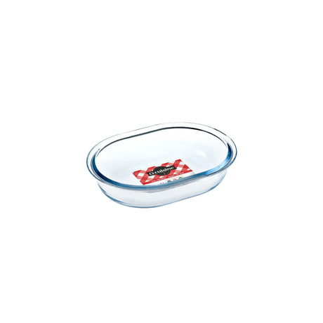 Ôcuisine® Small Borosilicate Glass Pie Dish 19x14cm - Home Deco London