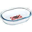 Ôcuisine® Small Borosilicate Glass Pie Dish 19x14cm - Home Deco London