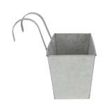 Decorative old zinc balcony flowerpot, combining elegance with function as a practical zinc balcony planter.
