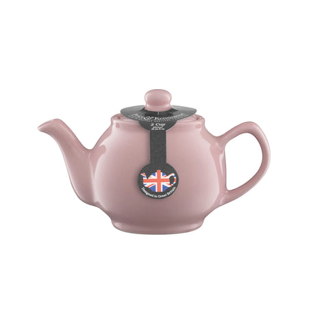 Pastel Pink Teapot 2 Cups | Durable Stoneware, Ideal for Modern Kitchens - Home Deco London