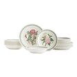 Portmeirion Botanic Garden 18 Piece Dinnerware Set showcasing vibrant floral motifs, perfect for adding a touch of elegance to your table with botanic garden dinnerware.