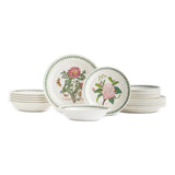 Portmeirion Botanic Garden 18 Piece Dinnerware Set showcasing vibrant floral motifs, perfect for adding a touch of elegance to your table with botanic garden dinnerware.