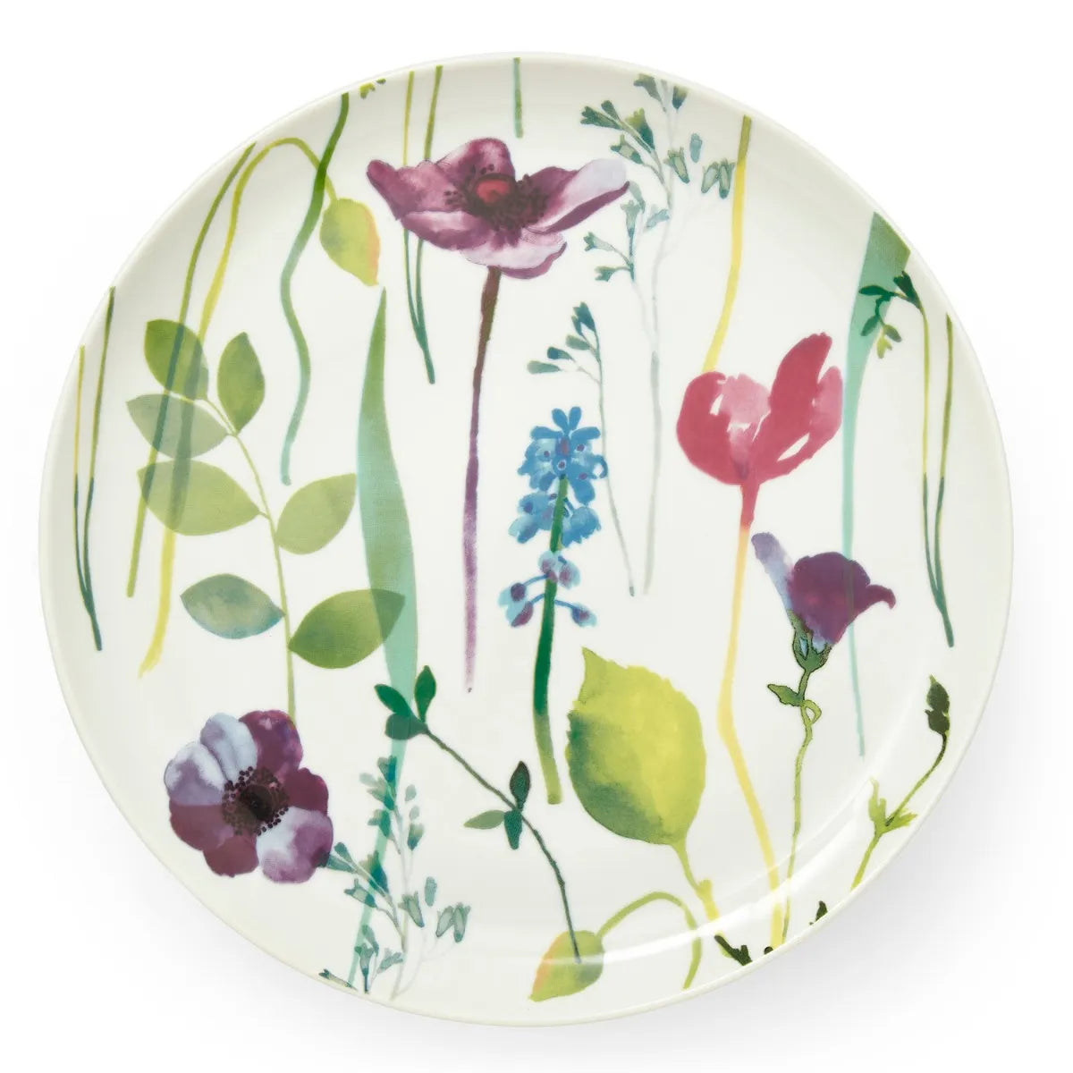 Elegant Portmeirion Water Garden Cake Stand with an exquisite floral pattern, ideal floral cake stand for special occasions.