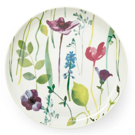 Elegant Portmeirion Water Garden Cake Stand with an exquisite floral pattern, ideal floral cake stand for special occasions.