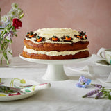 Stylish Portmeirion Water Garden Cake Stand with vivid floral details, a must-have floral cake stand for any celebration.