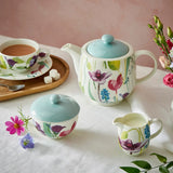 Complete Portmeirion Water Garden teapot set on display, designed for a delightful afternoon tea experience.