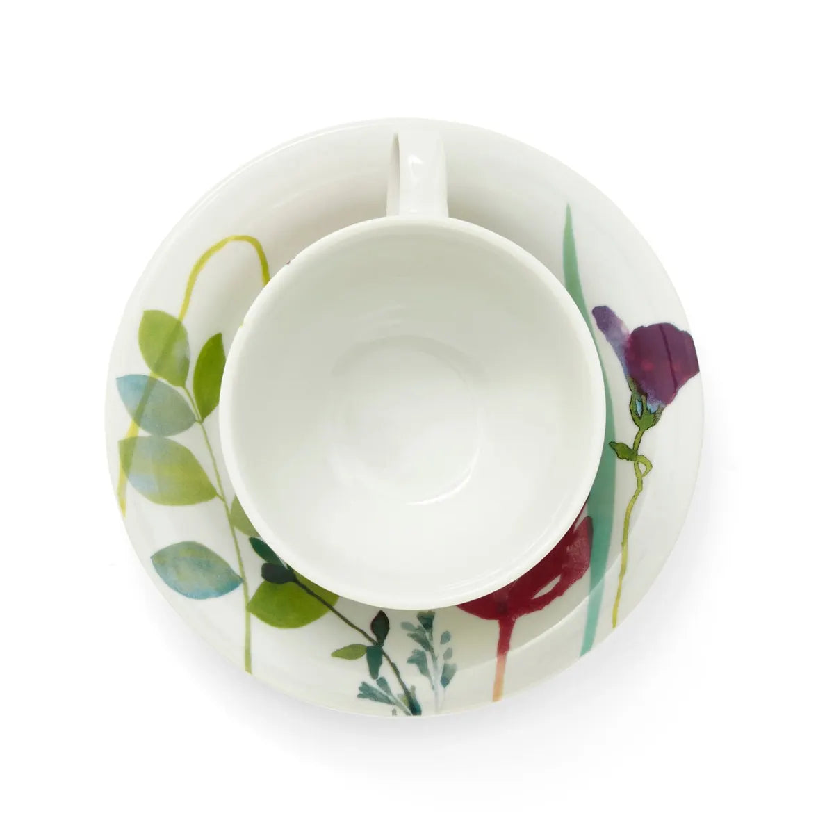 Charming Portmeirion breakfast cup and saucer set designed for modern living, dishwasher safe and ideal for bright mornings.