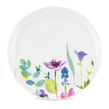 Elegant Portmeirion Water Garden Coupe Dinner Plates with floral design in soft shades; ideal floral dinner plates for any occasion.