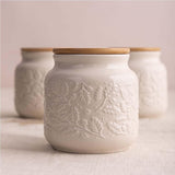 Airtight Price & Kensington Acorn Coffee Jar with a wooden lid and silicone seal, ideal for storing coffee.