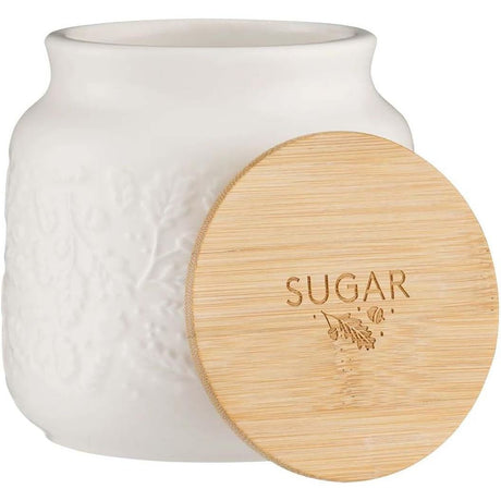 Price & Kensington Acorn Coffee Jar showcasing its durable stoneware construction and charming acorn motif.