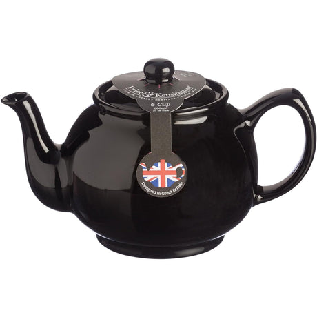 Price & Kensington Black Teapot 6 Cup - Home Deco London