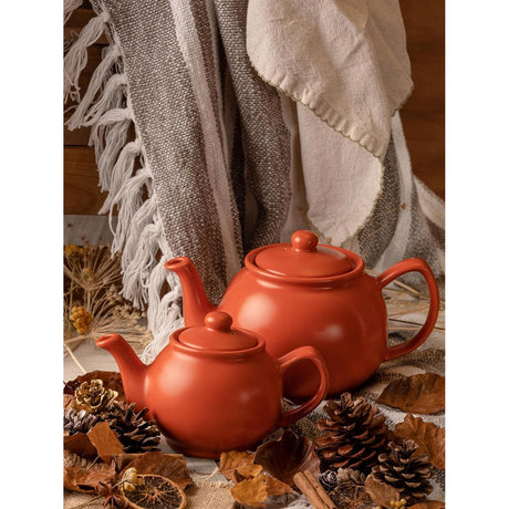 Price & Kensington Burnt Orange 6 Cup Teapot - Home Deco London