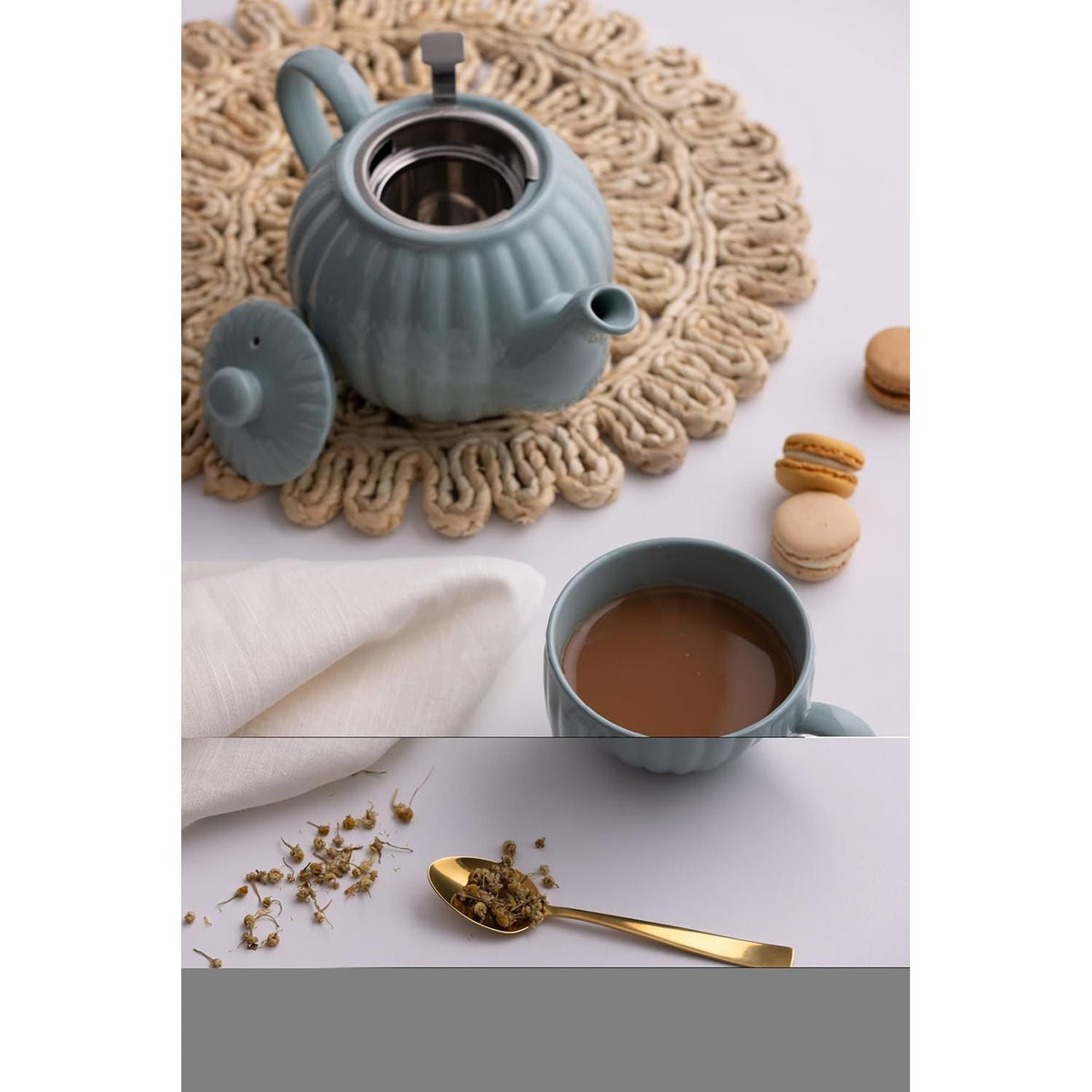 Price & Kensington Luxe Duckegg Ceramic Mug 460ml - Home Deco London